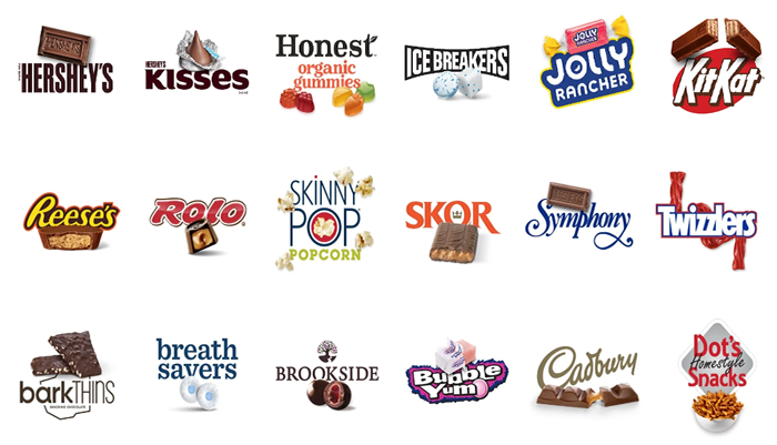 Hershey's brand list image