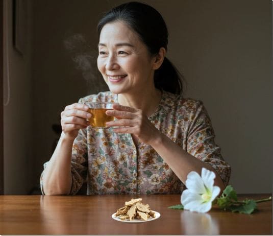 흰접시꽃 뿌리 복용법과 주의점