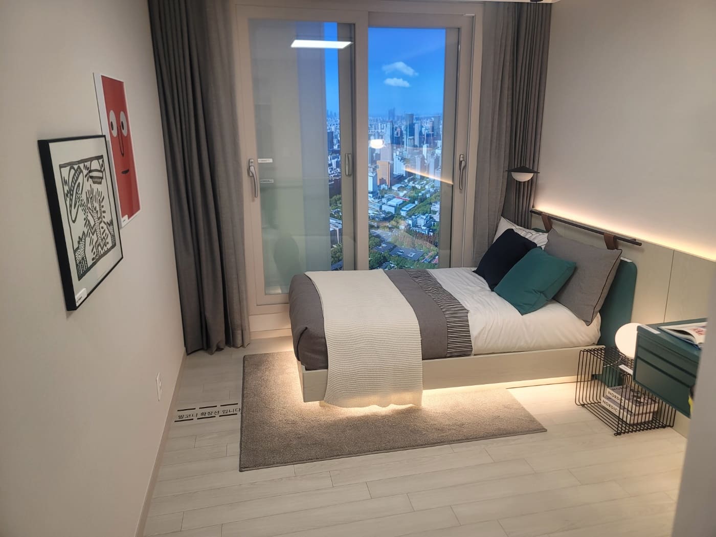 여의대방 더 마크원 지역주택조합 모델하우스 침실 1,2,3