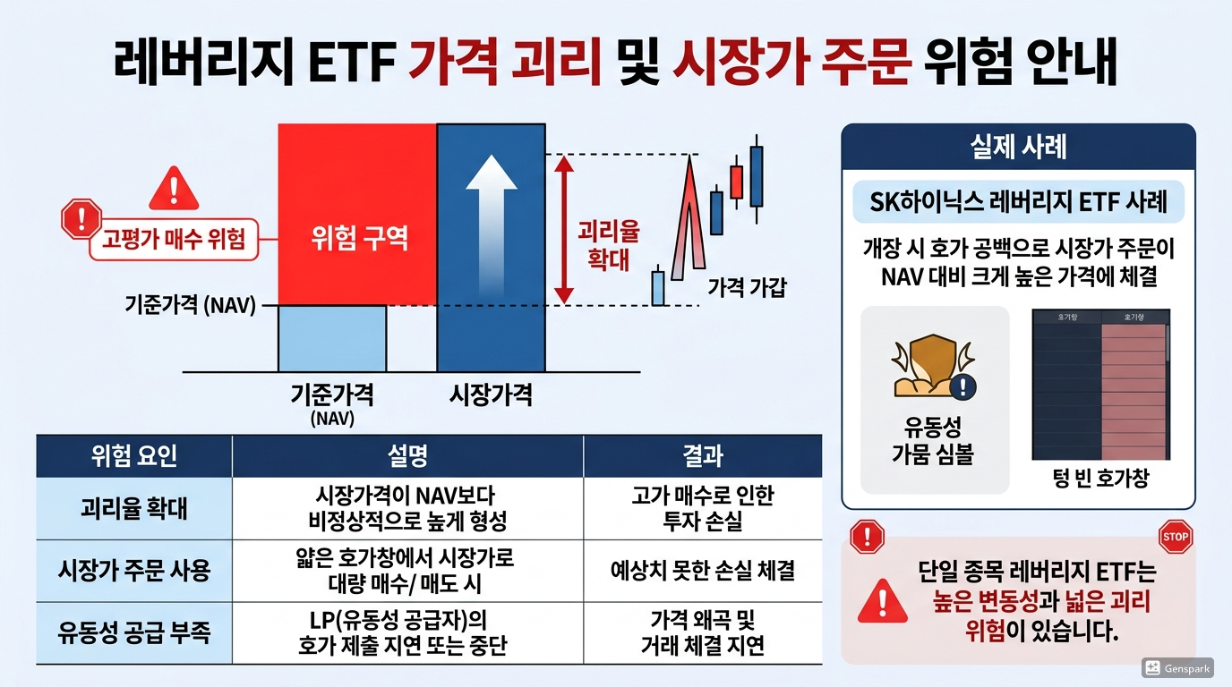 괴리율과 시장가 주문 위험성