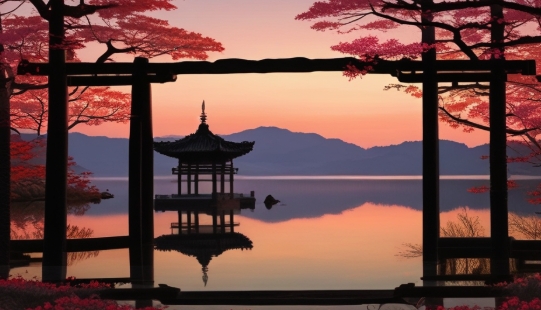 마량리 동백정(AI 생성이미지)