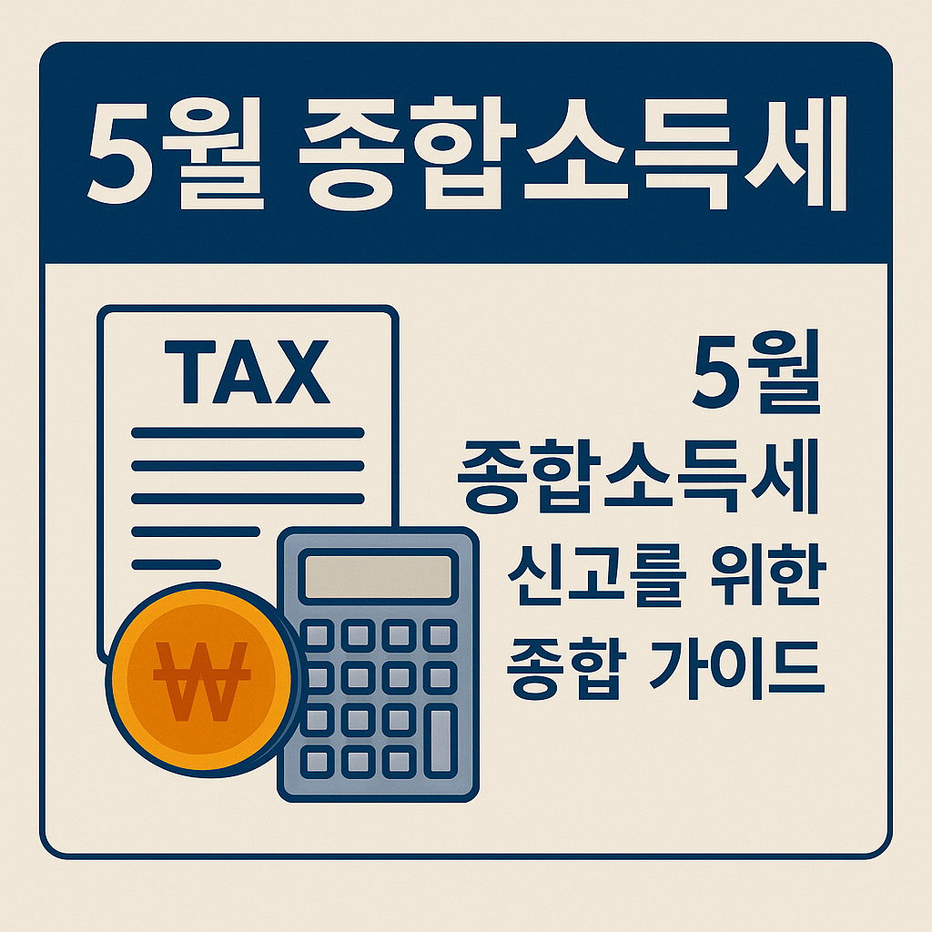 5월 종합소득세 관련 총 정리