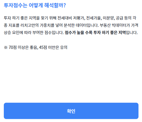 리치고 투자점수 1