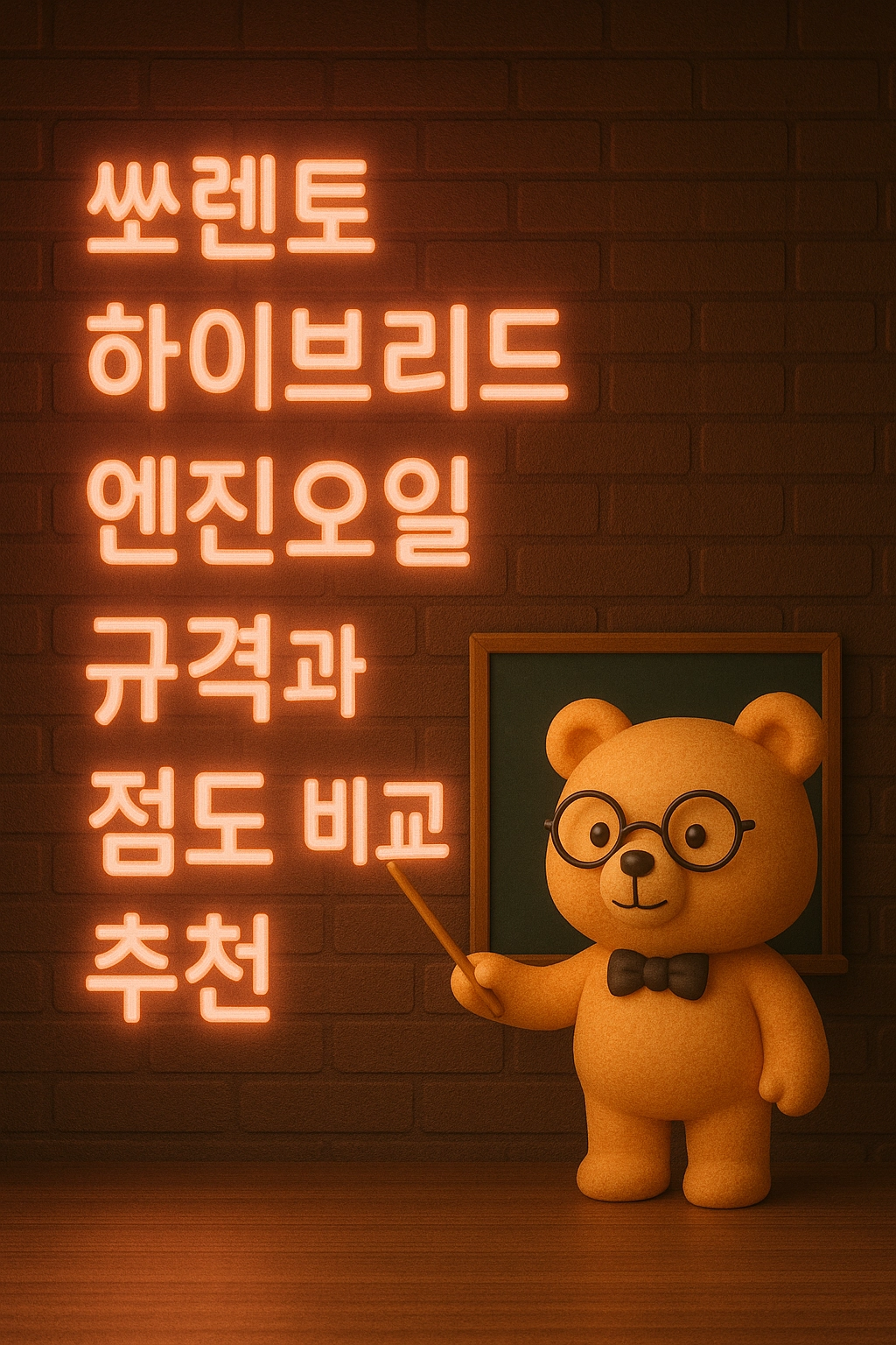 쏘렌토 하이브리드 엔진오일 규격과 점도 비교 추천