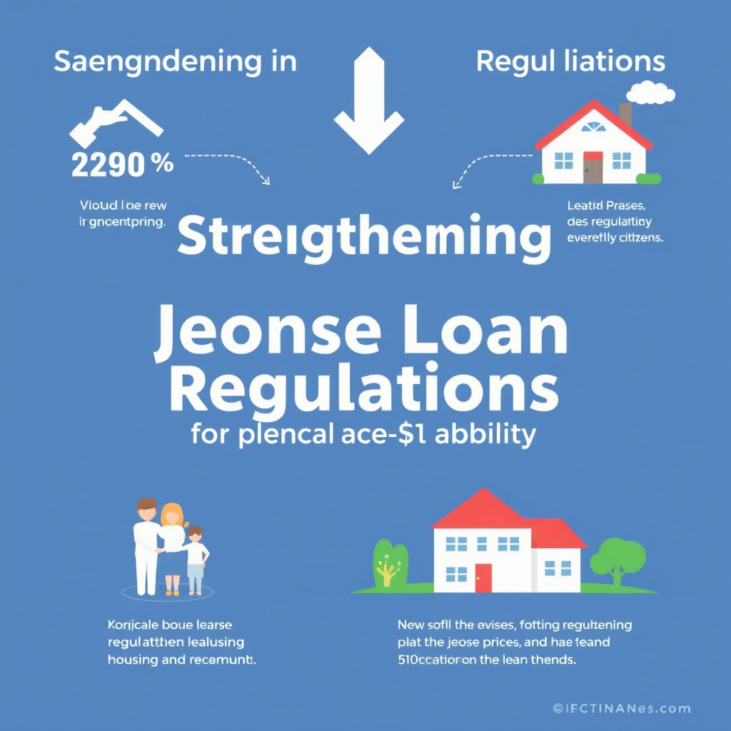 서민 주거 안정을 위한 전세 대출 규제 강화 내용, 특히 전세 대출 상한선을 2억 원으로 조정한 부분을 시각적으로 나타냅니다 .