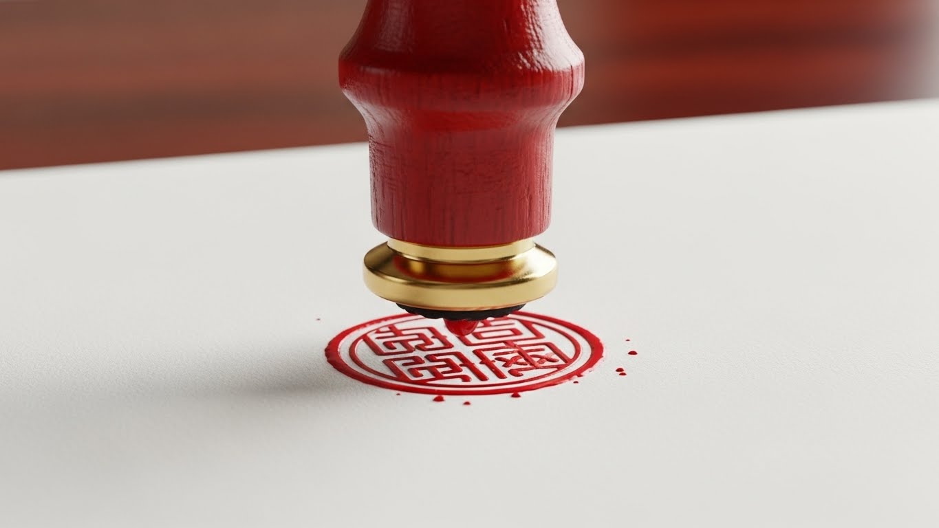 혼인신고와 동시에 시작되는 법적, 금융적 혜택의 효력을 상징하는 도장과 서류