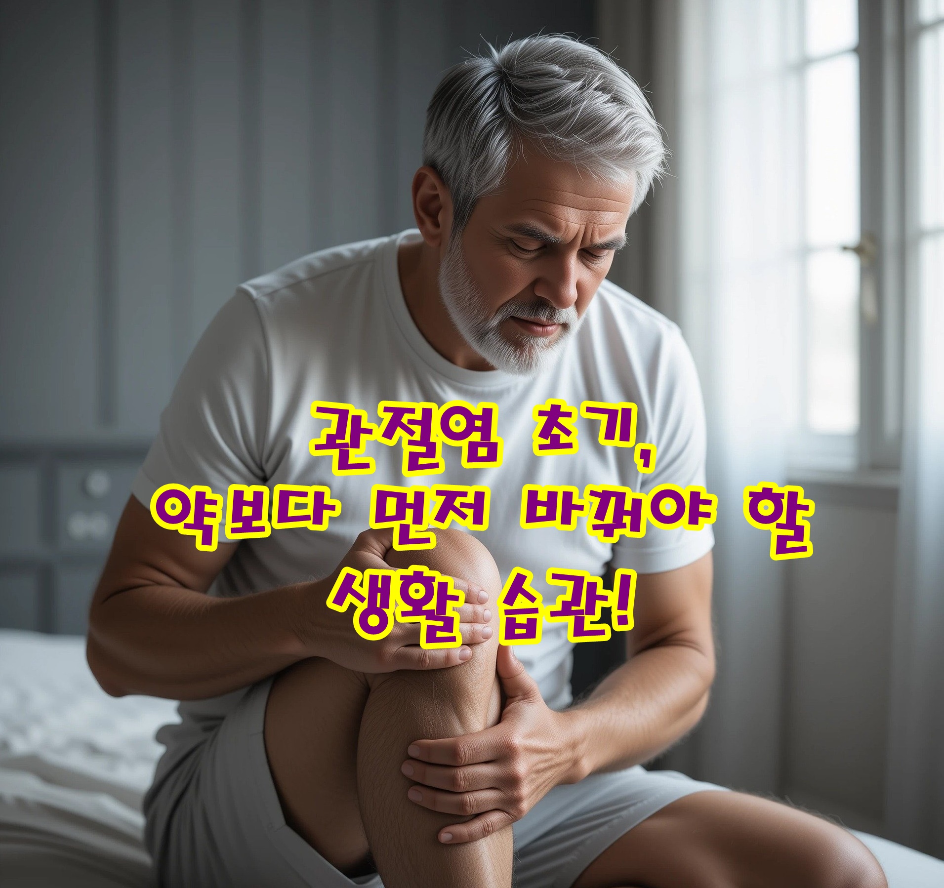 관절염 초기, 약보다 먼저 바꿔야 할 생활 습관!