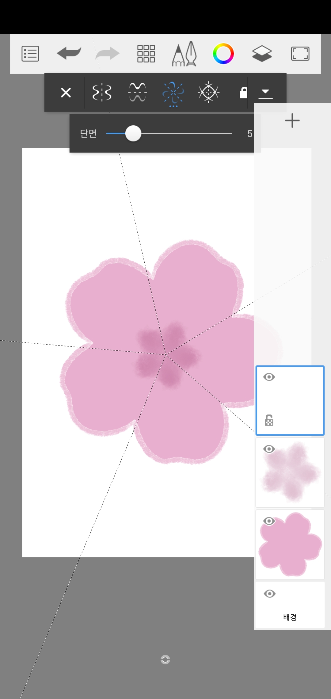 꽃-밑그림-그리기