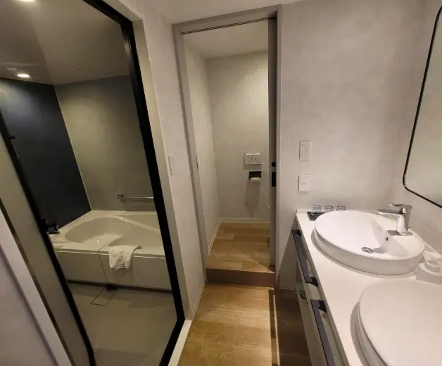 오리엔탈 호텔 도쿄 베이 모던한 욕실의 모습