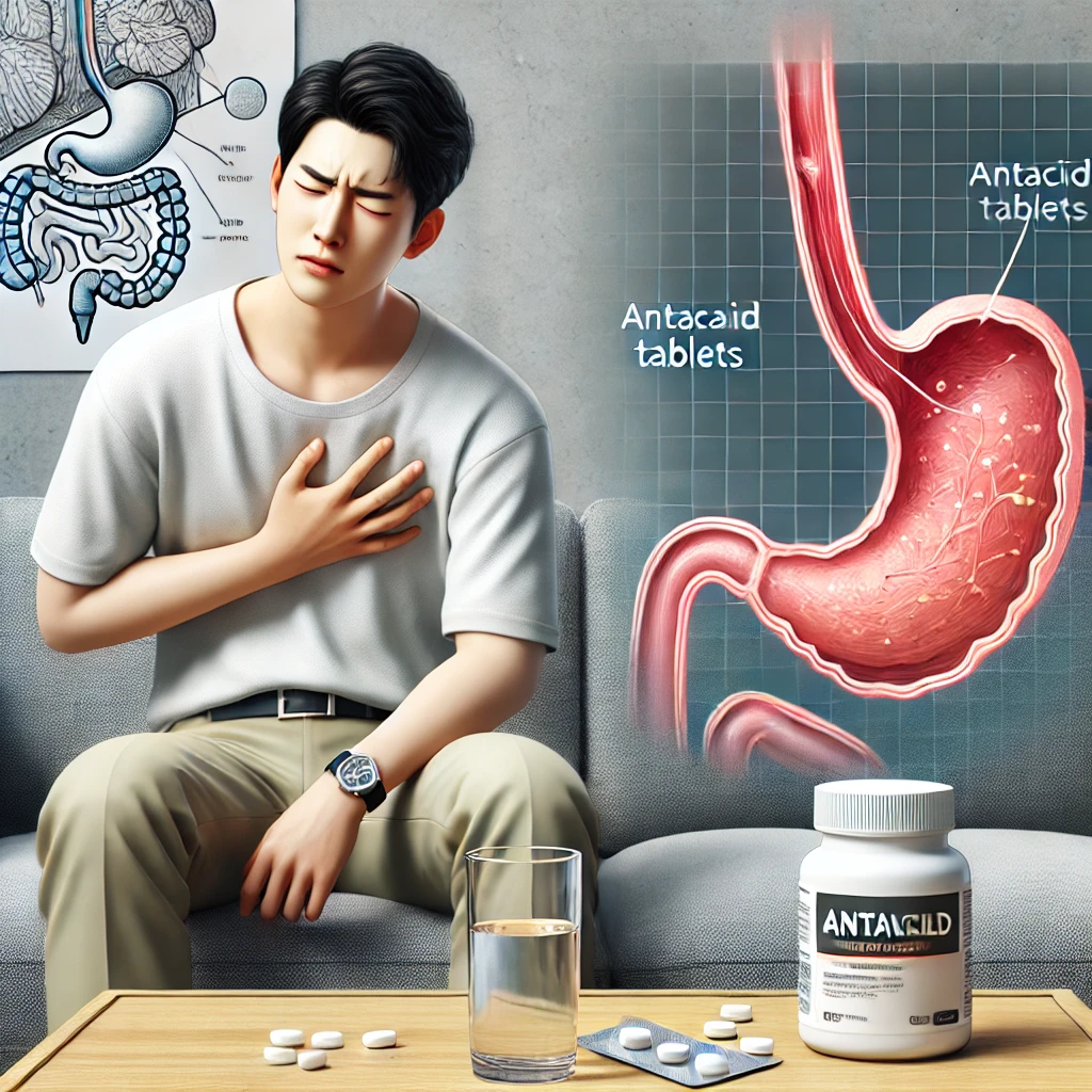 위산 역류에 관한 사진