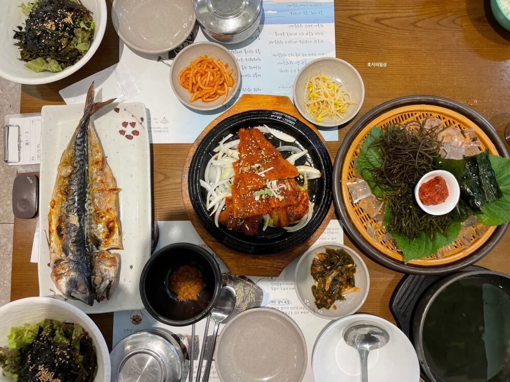 동탄 해초쌈 해산물 맛집 해올 - 해초비빔밥 정식