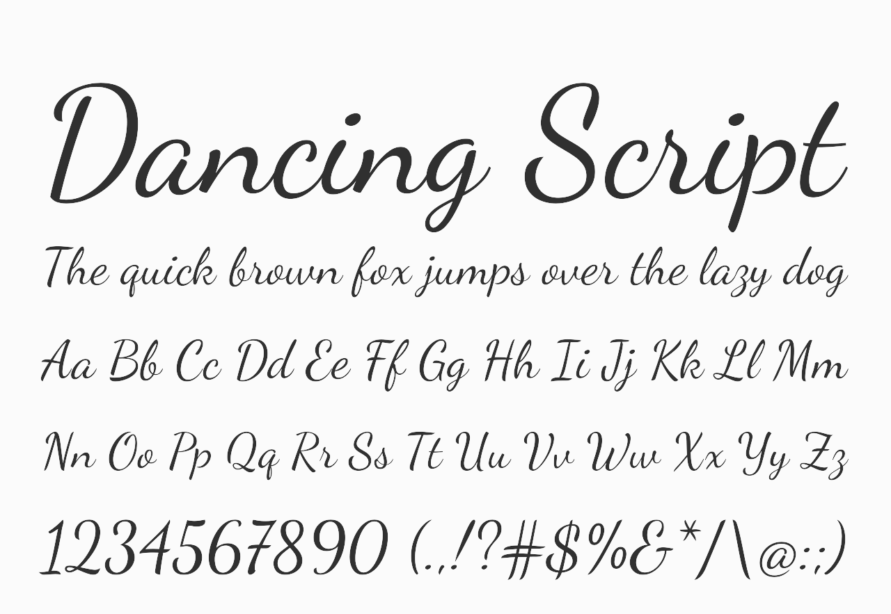 Dancing Script