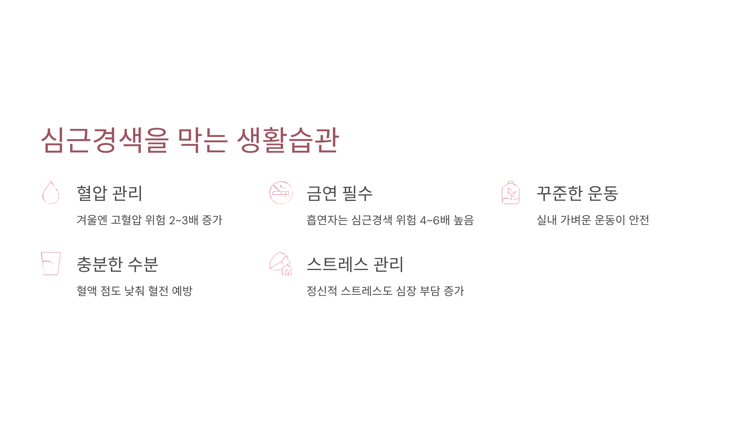 심근경색 초기증상은 이렇게 시작된다.