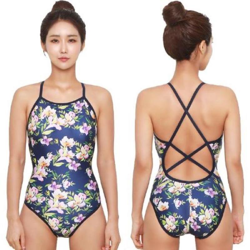 후그 크로스 X-back 미들컷 여성용 수영복 WSA1099