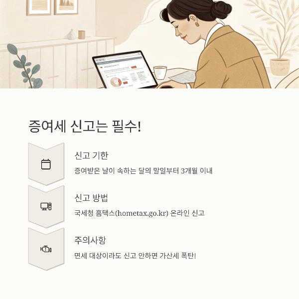 증여세신고