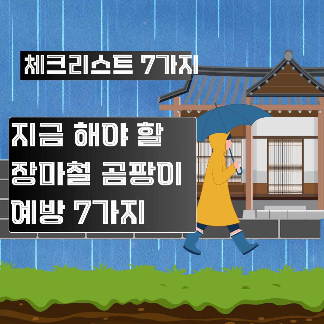 장마철 예방 체크 리스트 7가지에 관련 된 이미지