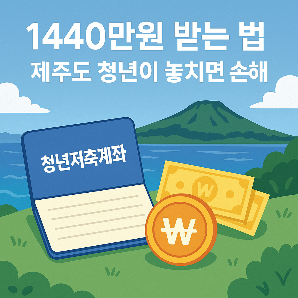 1440만원 받는 법, 제주도 청년이 놓치면 손해