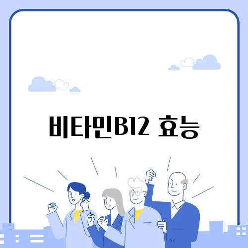 비타민B12 효능