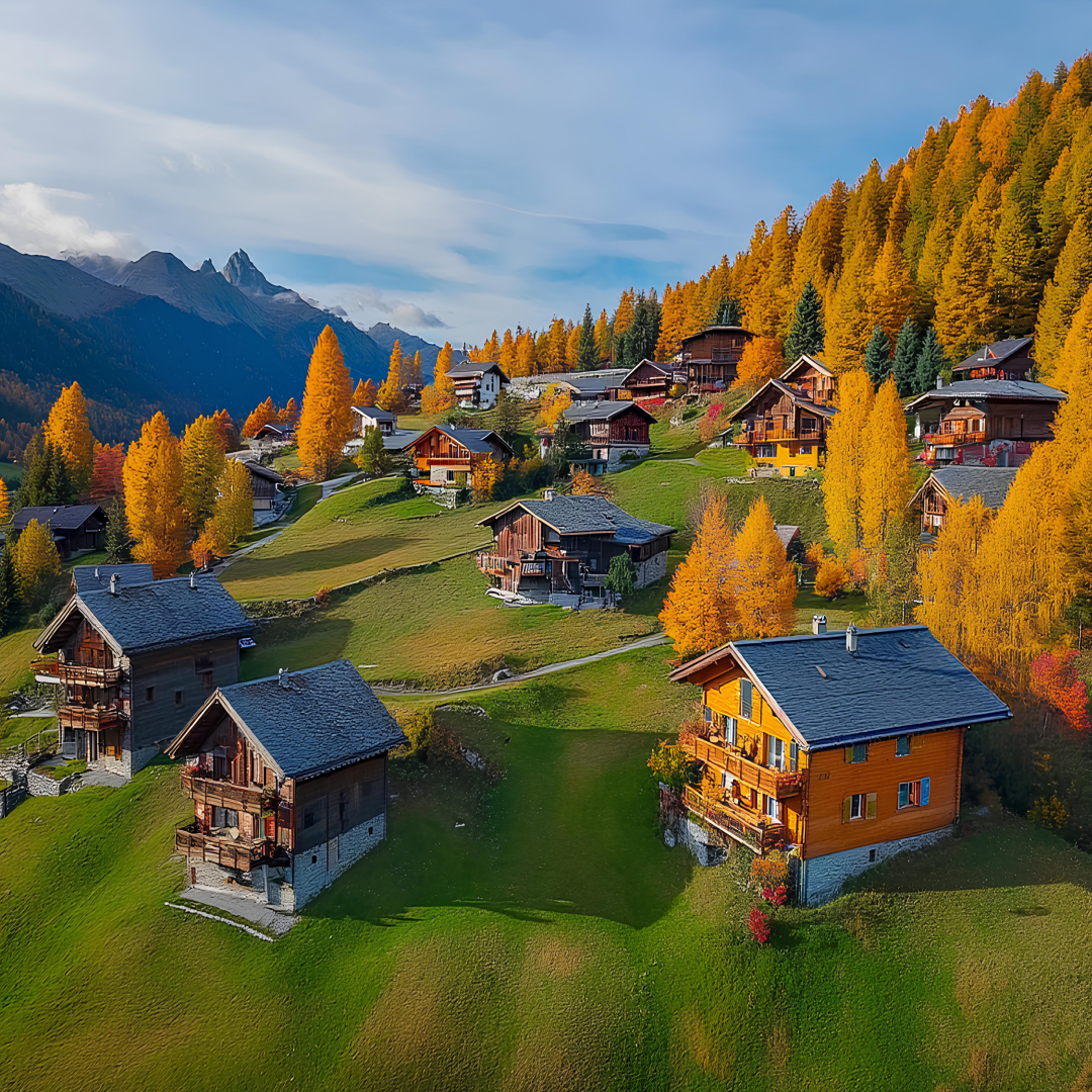 유럽 가을 단풍 관련 사진