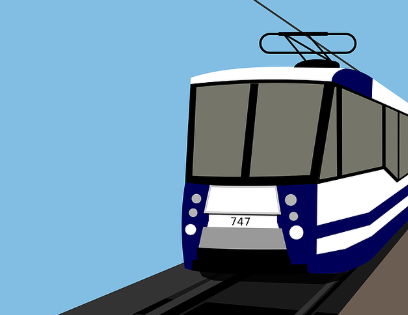 철도 파업과 관련한 지하철 그림