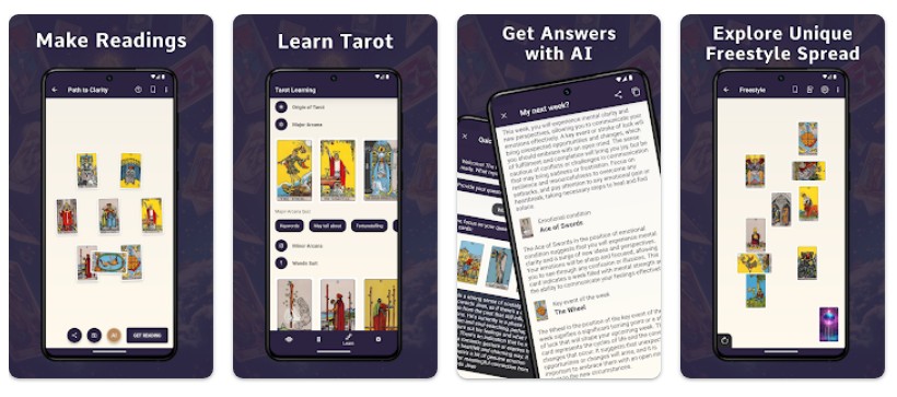 Tarot Divination앱 기능