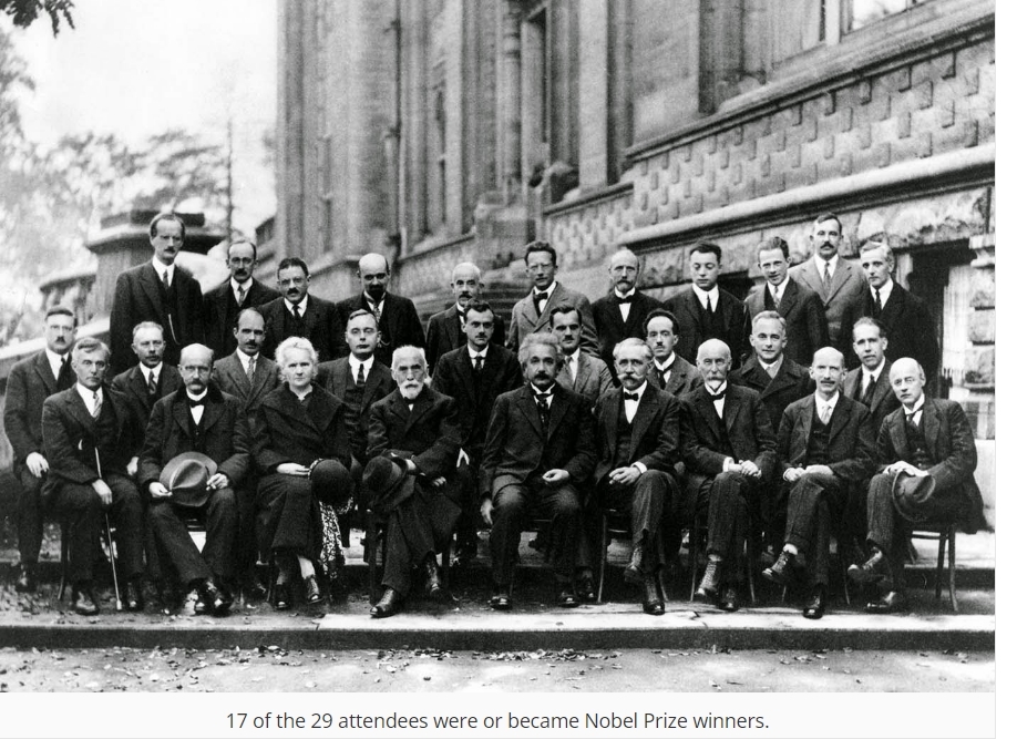 세계에서 가장 지적인 사진: 솔베이 회의 The Solvay Conference, probably the most intelligent picture ever taken, 1927