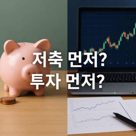 저축 VS 투자, 뭐부터 해야 할까? (저축 전략, 투자 입문, 우선순위 정하기)