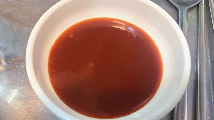 회포풀자-밑반찬-초장