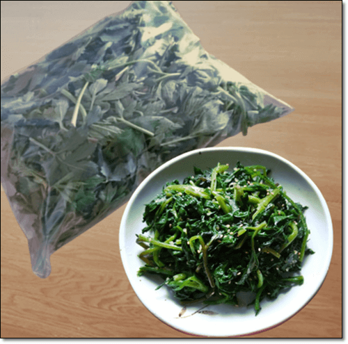 명일엽 먹는 법