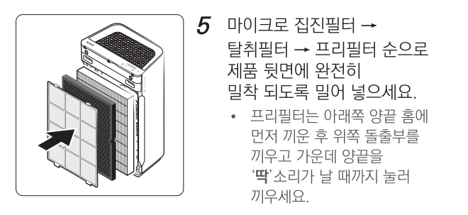 위닉스 공기청정기 필터교체순서(제로,마스터)