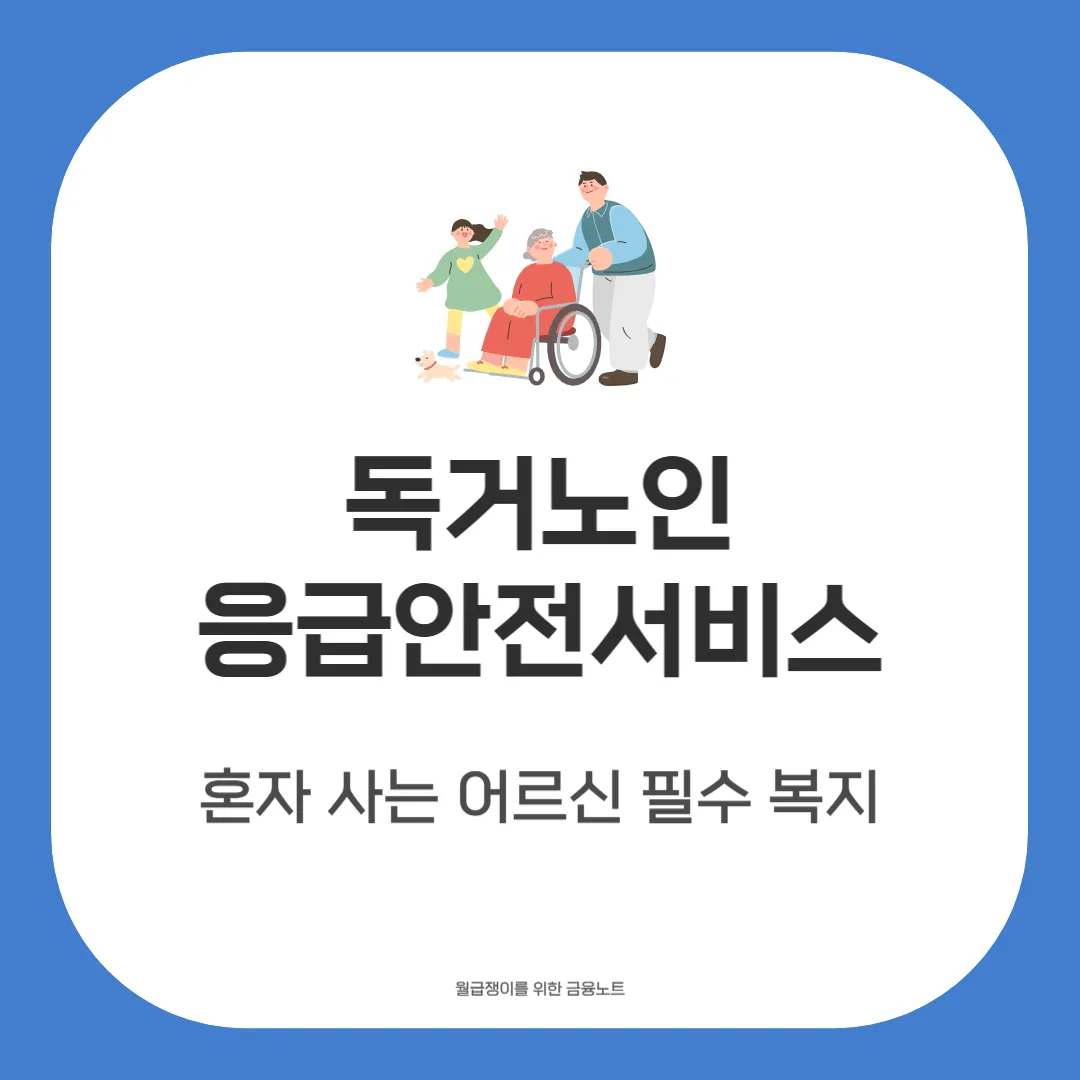 독거노인 응급안전서비스