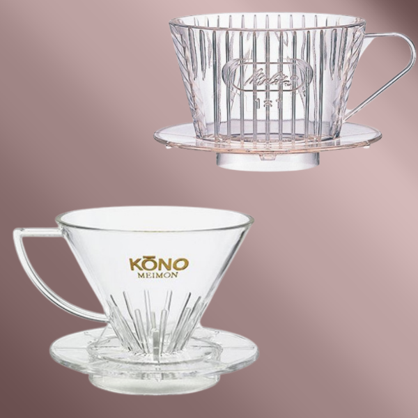 드리퍼 선택 가이드: 드리퍼 구조, 드리퍼 소재와 형태 및 브랜드에 따른 차이_멜리타_고노