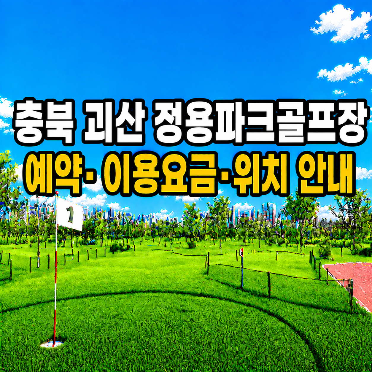 충북 괴산 정용파크골프장 예약하는 법·이용요금·위치 한눈에 정리
