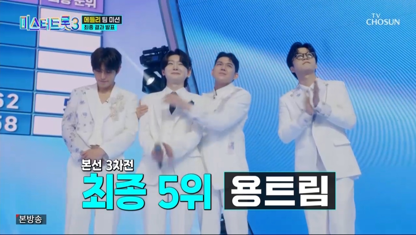 미스터트롯3 본선 3차 결과 발표