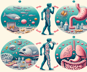 미세플라스틱이 우리 몸에 유입되는 과정