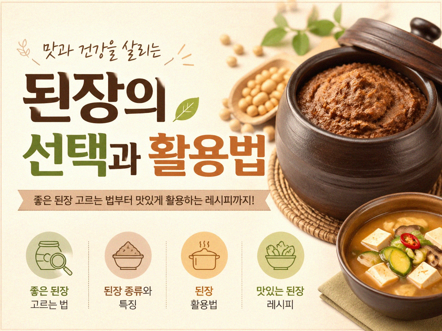 된장찌개, 조금 더 맛있게 끓이는 나만의 비결
