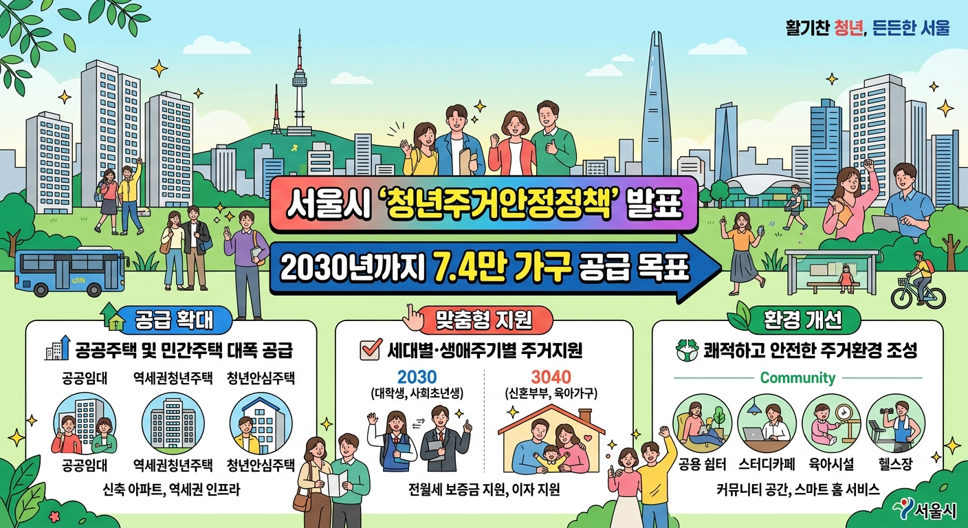 확인! 서울시 '청년주거안정정책' 발표