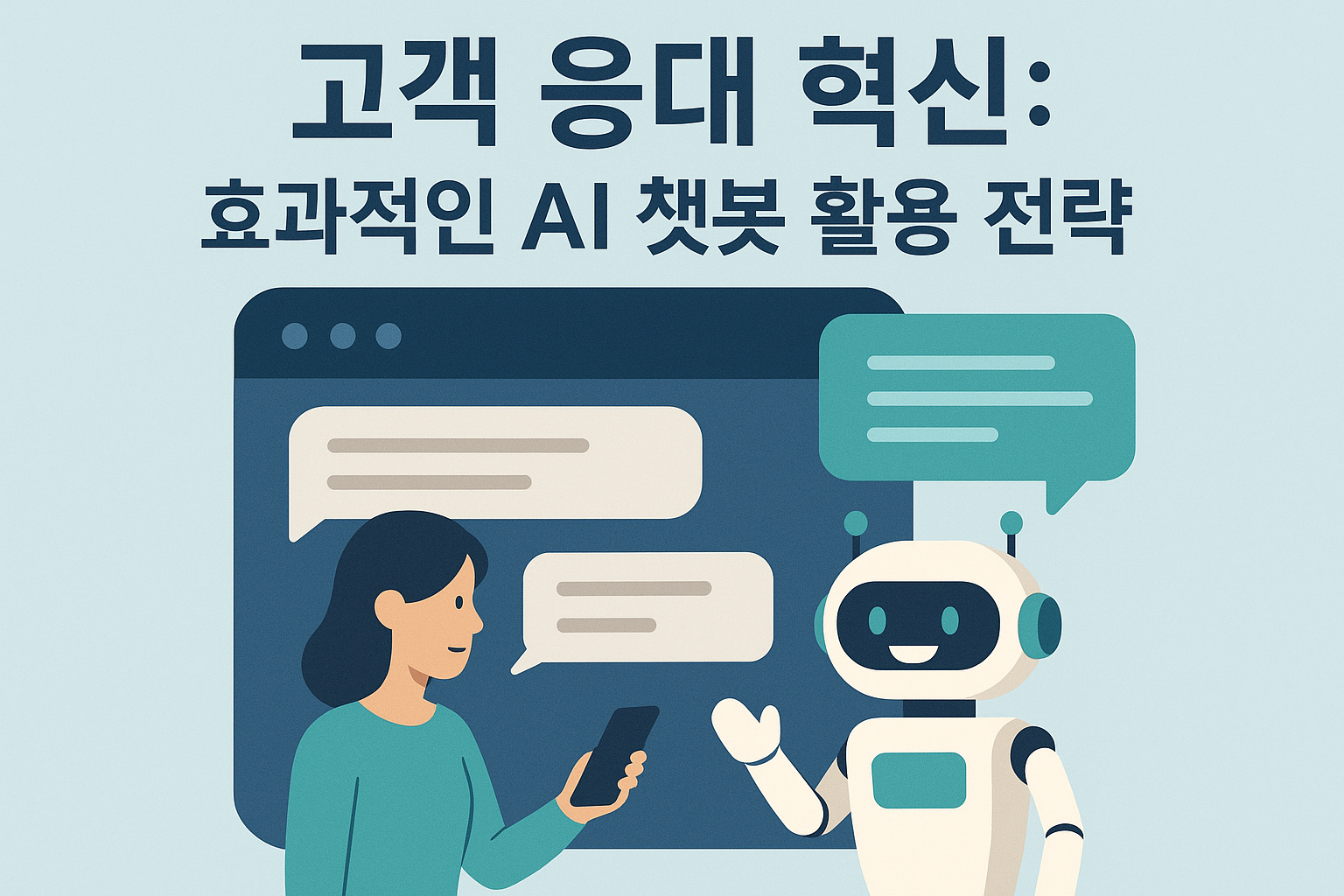 고객 응대 혁신: 효과적인 AI 챗봇 활용 전략 관련 사진
