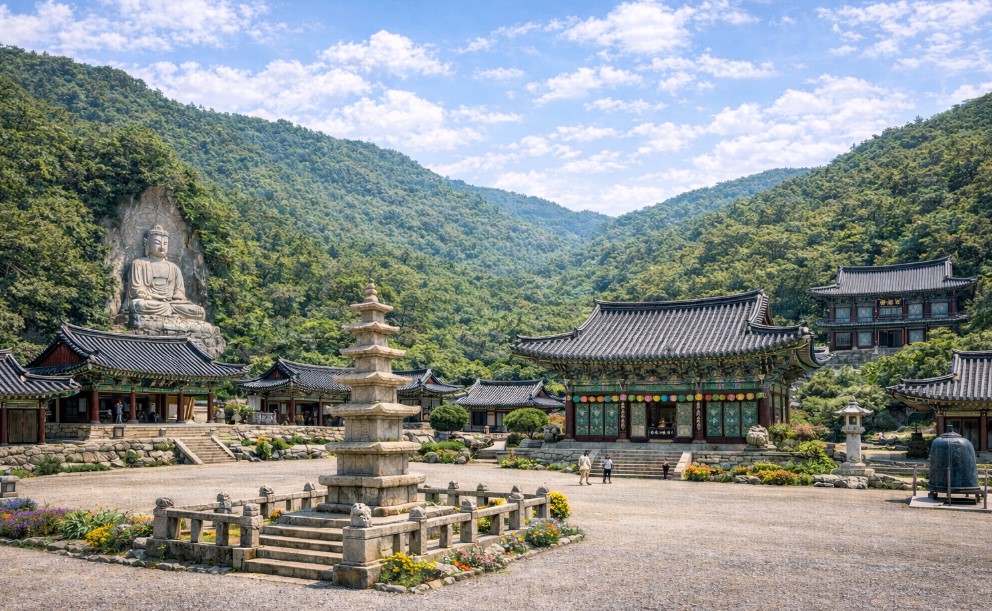 전북 김제 금산사 전경