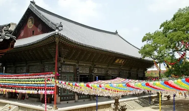 서울 조계사 Daeungjeon Hall of Jogyesa Temple, Seoul
