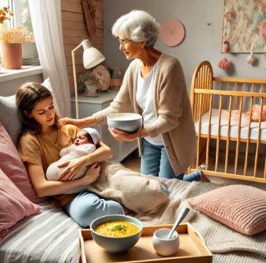 친정엄마 산후조리