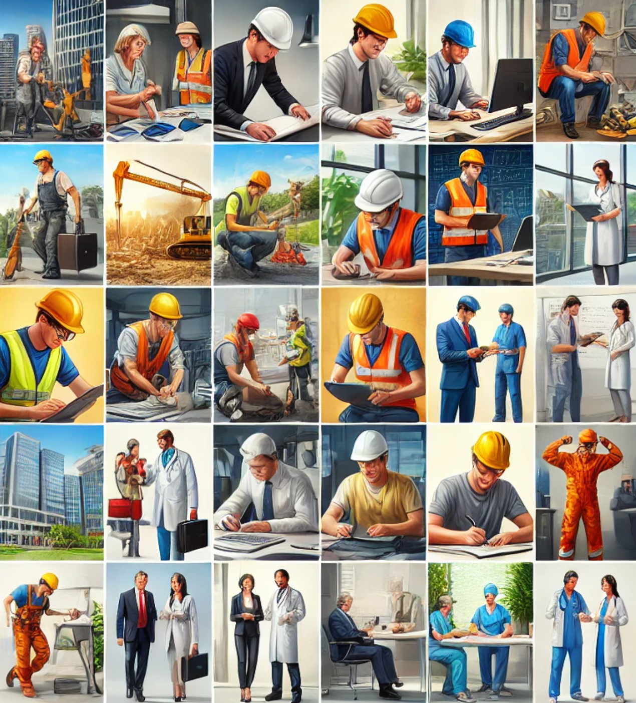 근로자의 이미지