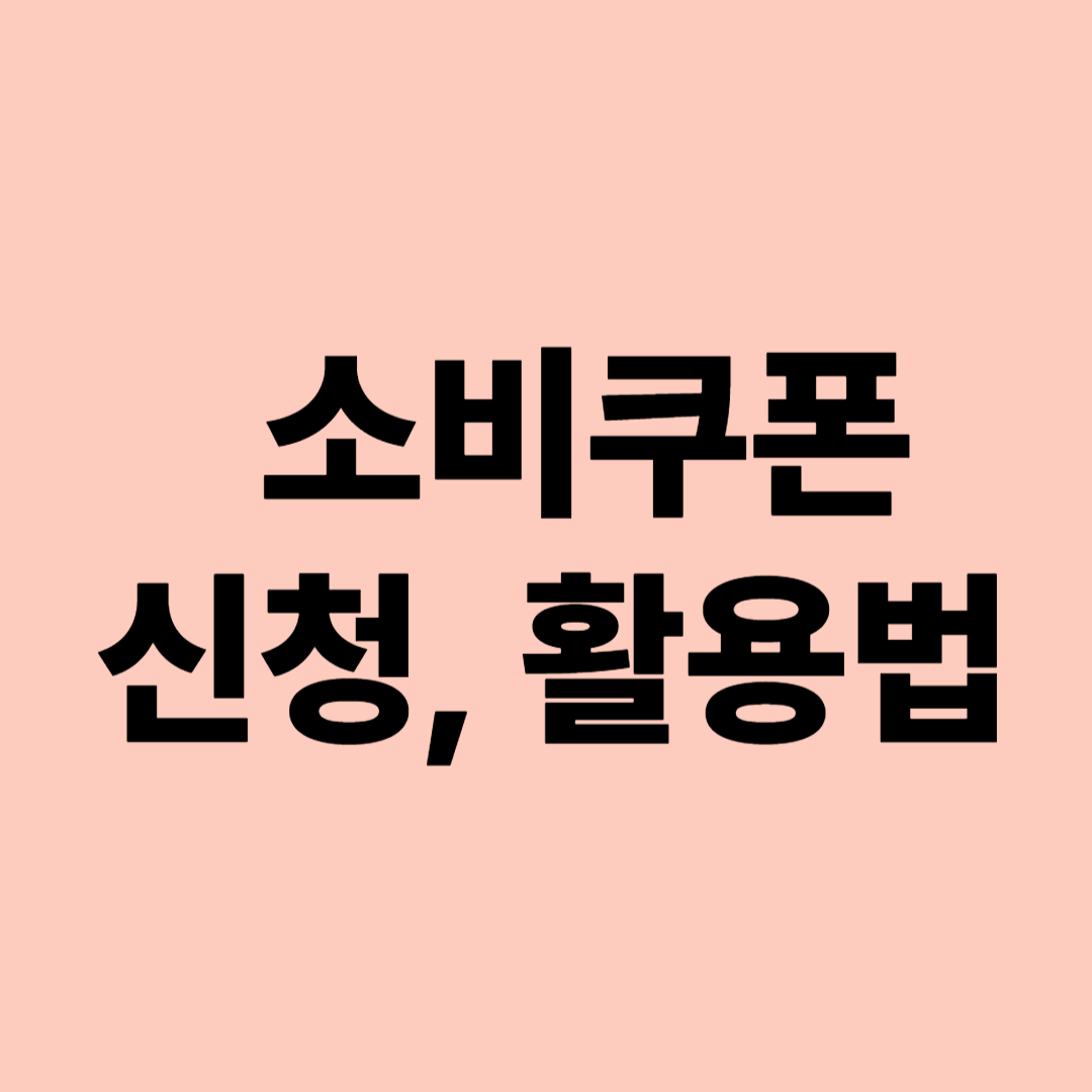 소비쿠폰 2025 종류, 신청방법, 활용방법 관련 사진