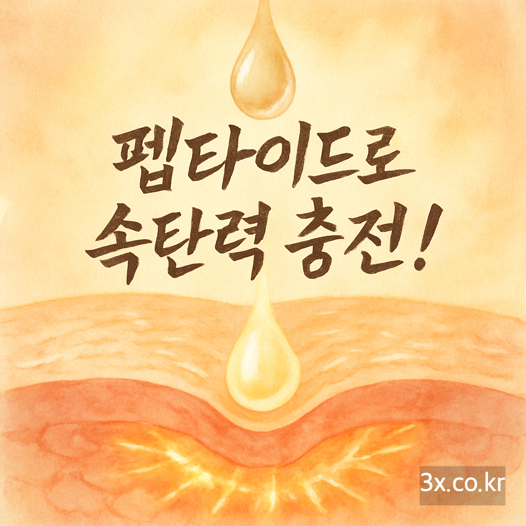 펩타이드로 속탄력 충전!
