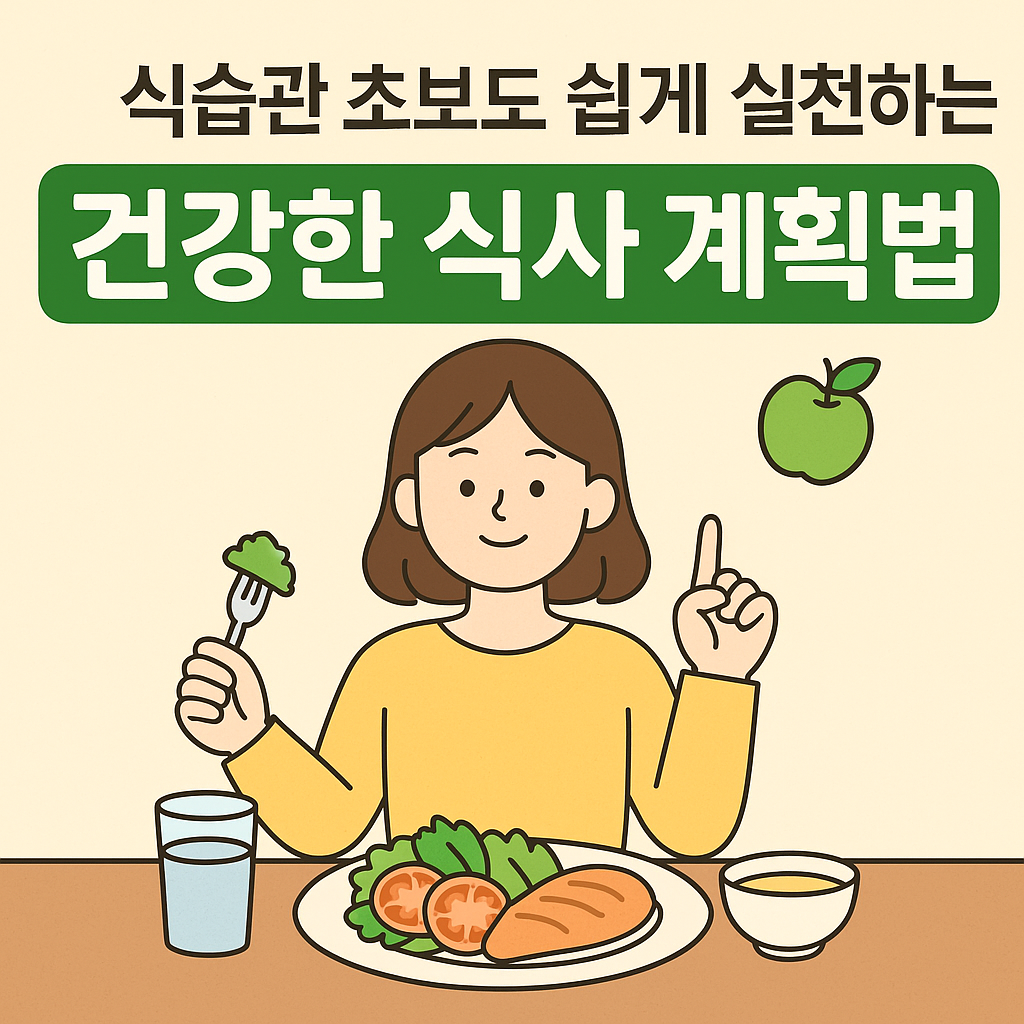 식습관 초보도 쉽게 실천하는 건강한 식사 계획법