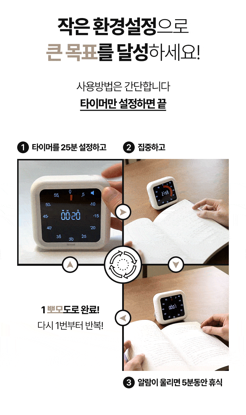 뽀모도로 타이머 추천 스마트폰 집중력 방해