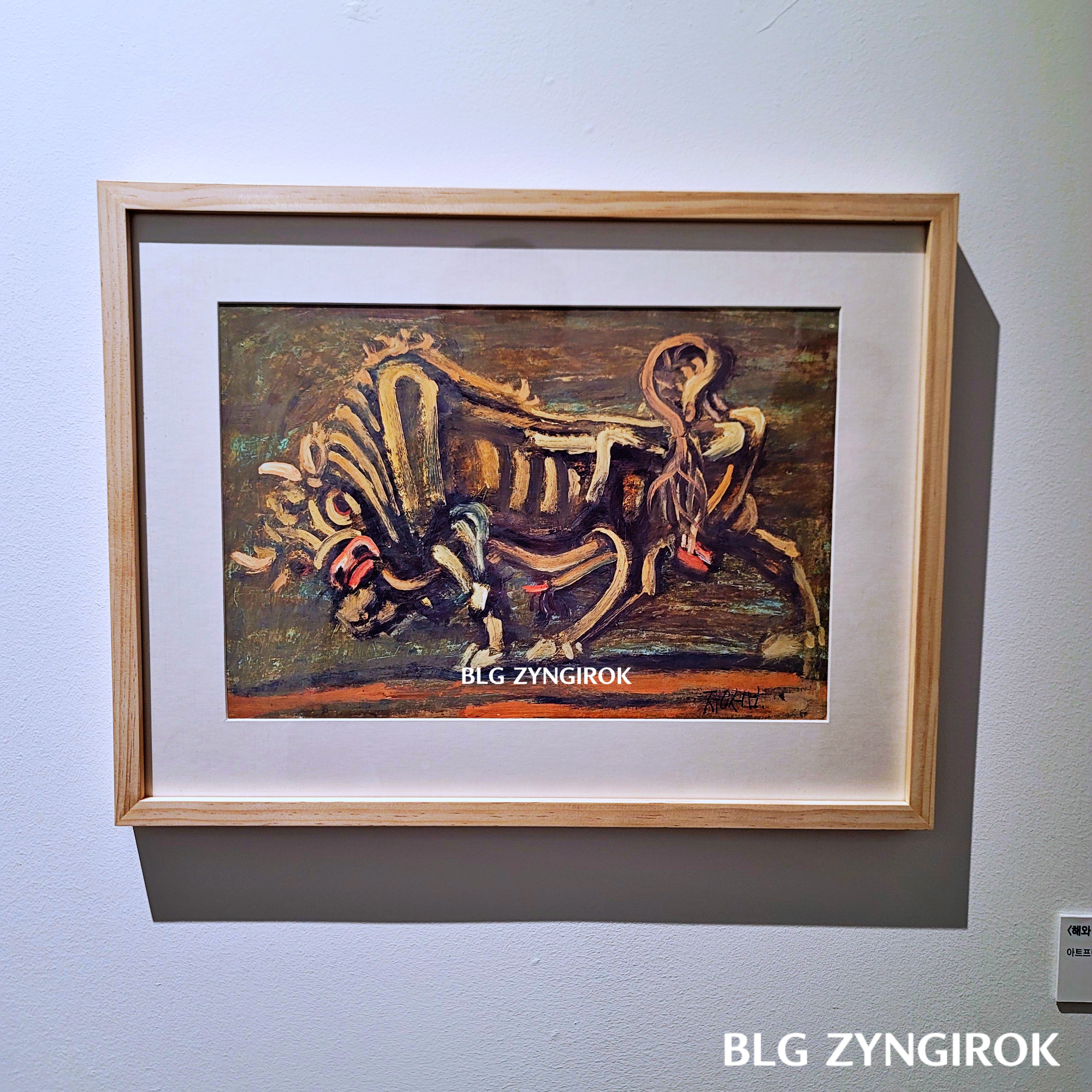 쓰다 이중섭 - 아트샵 작품들 모습이다.