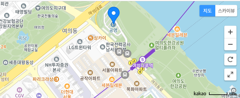 제2주차장 위치 사진