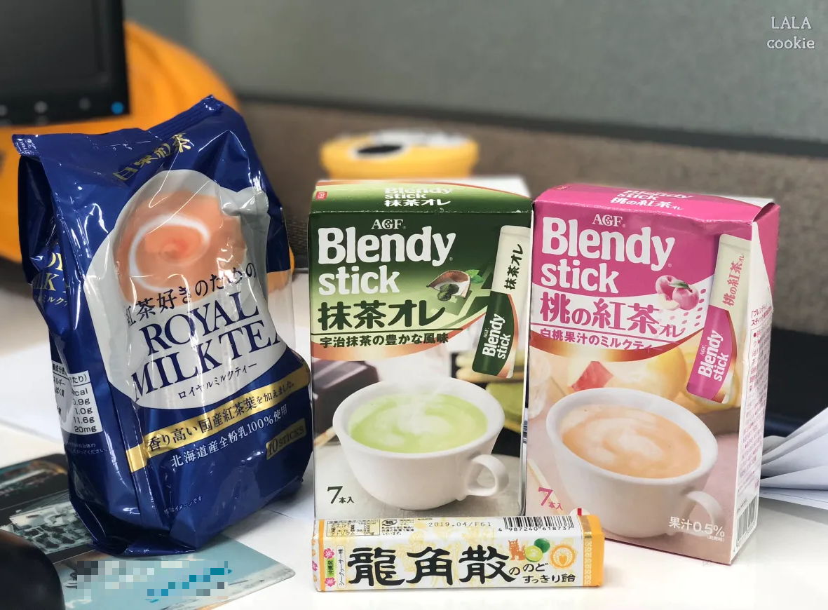 일본-여행-선물-추천-제품-밀크티와-용각산