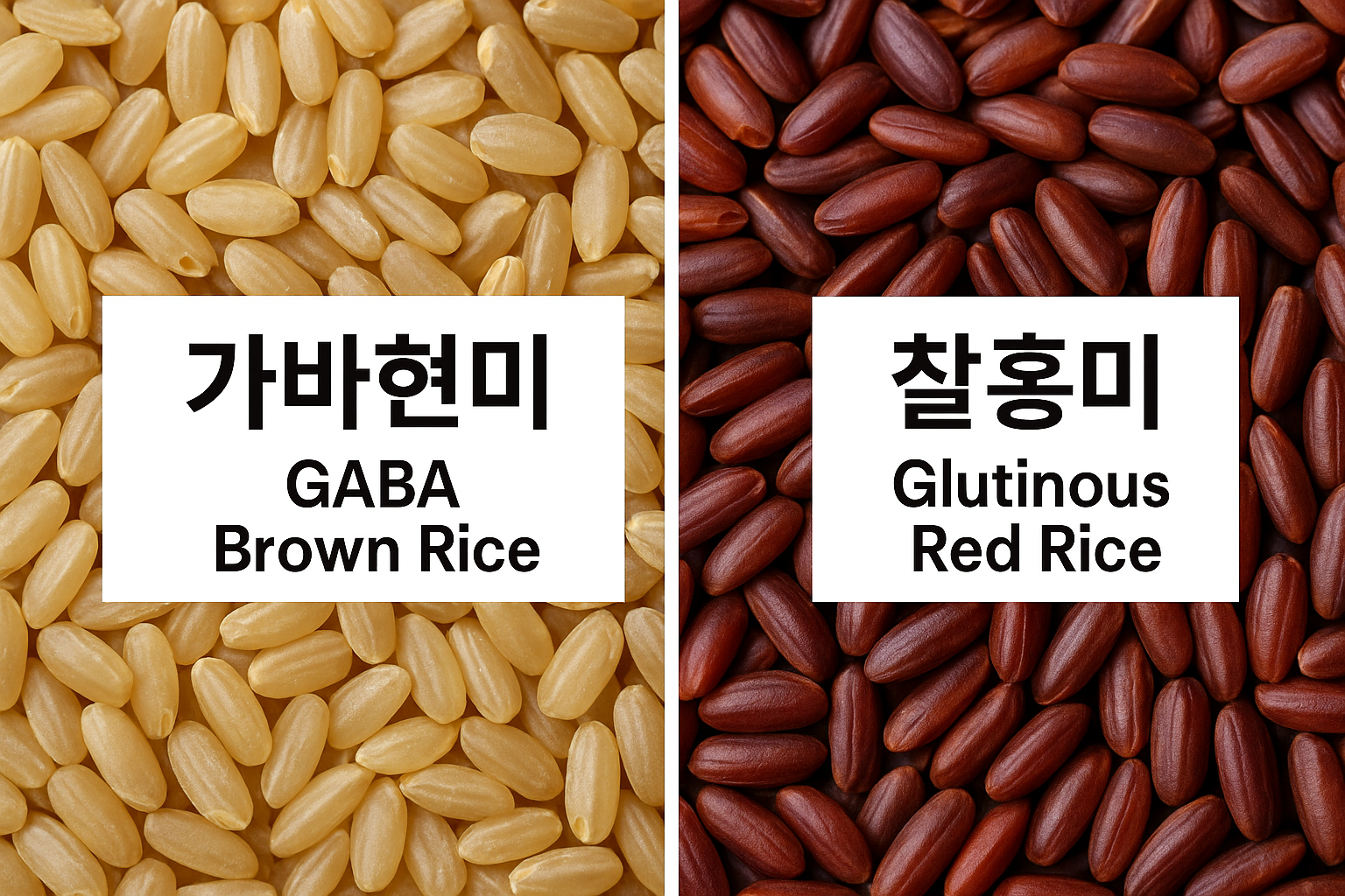 가바현미와 찰홍미